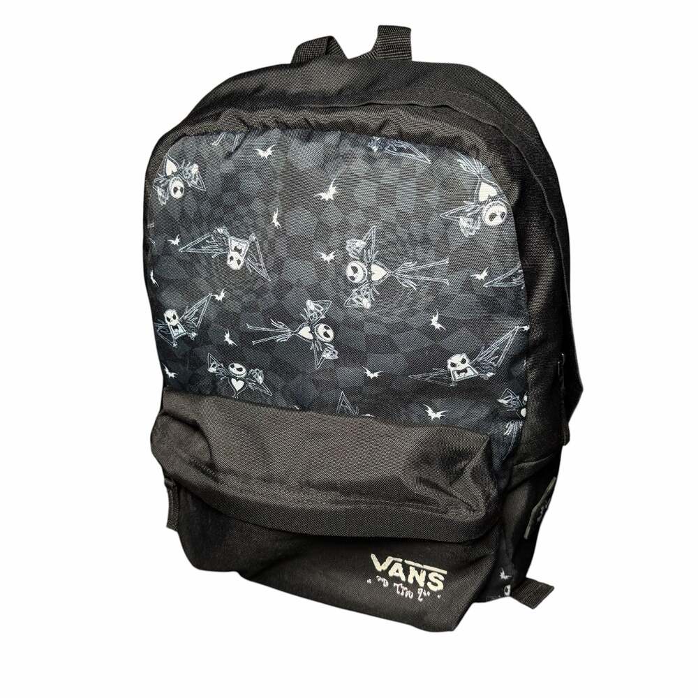 Vans X Disney The Nightmare Before Christmas Jack's Check Realm Backpack Black
